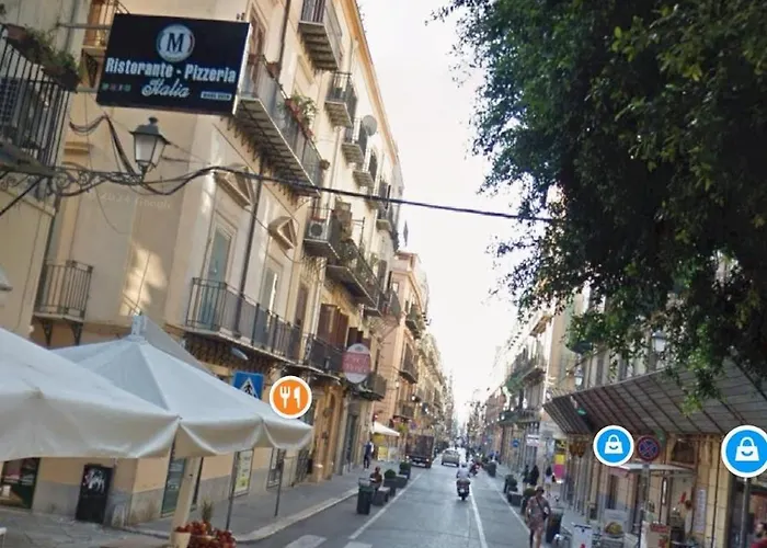 아파트 La Dimora Del Centro 팔레르모